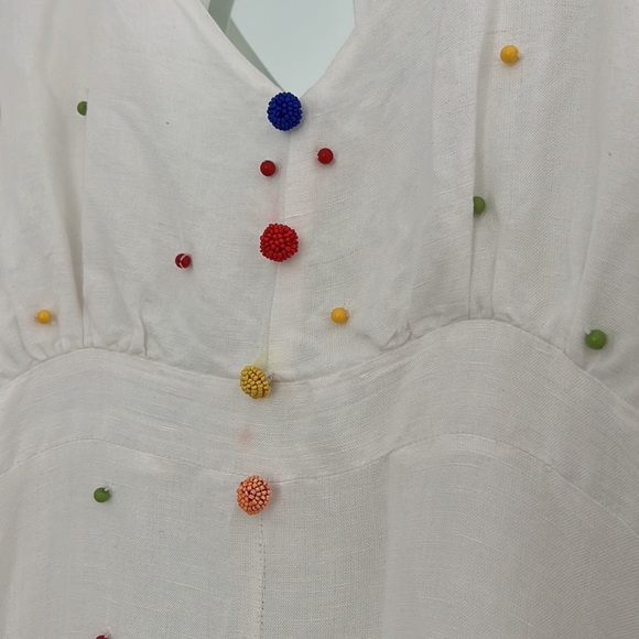 Farm Rio Embroidered Dot Dress - Picture 3 of 13